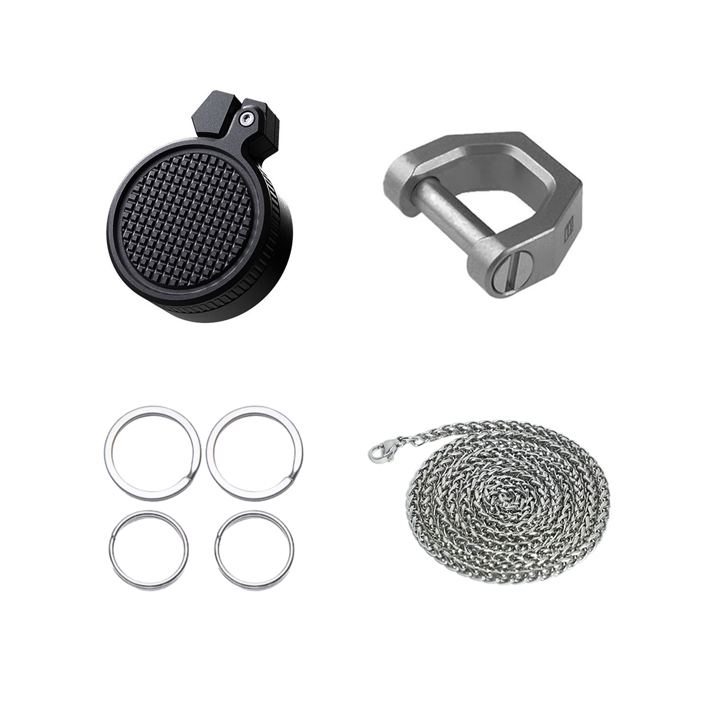 Pre-Order | Loki-Nav: Replaceable Compass, Rotatable Loupe & 3-in-1 Cap | Titanium EDC