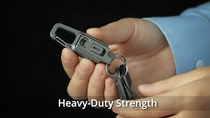 Double Q: World’s First Dual Quick-Release Keychain | Titanium EDC