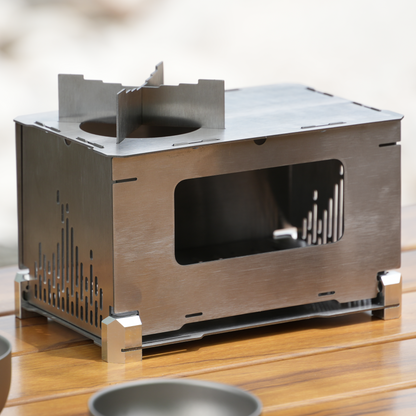 FireNest - La stufa pieghevole in titanio più facile da usare (Spedizione dicembre 2025)