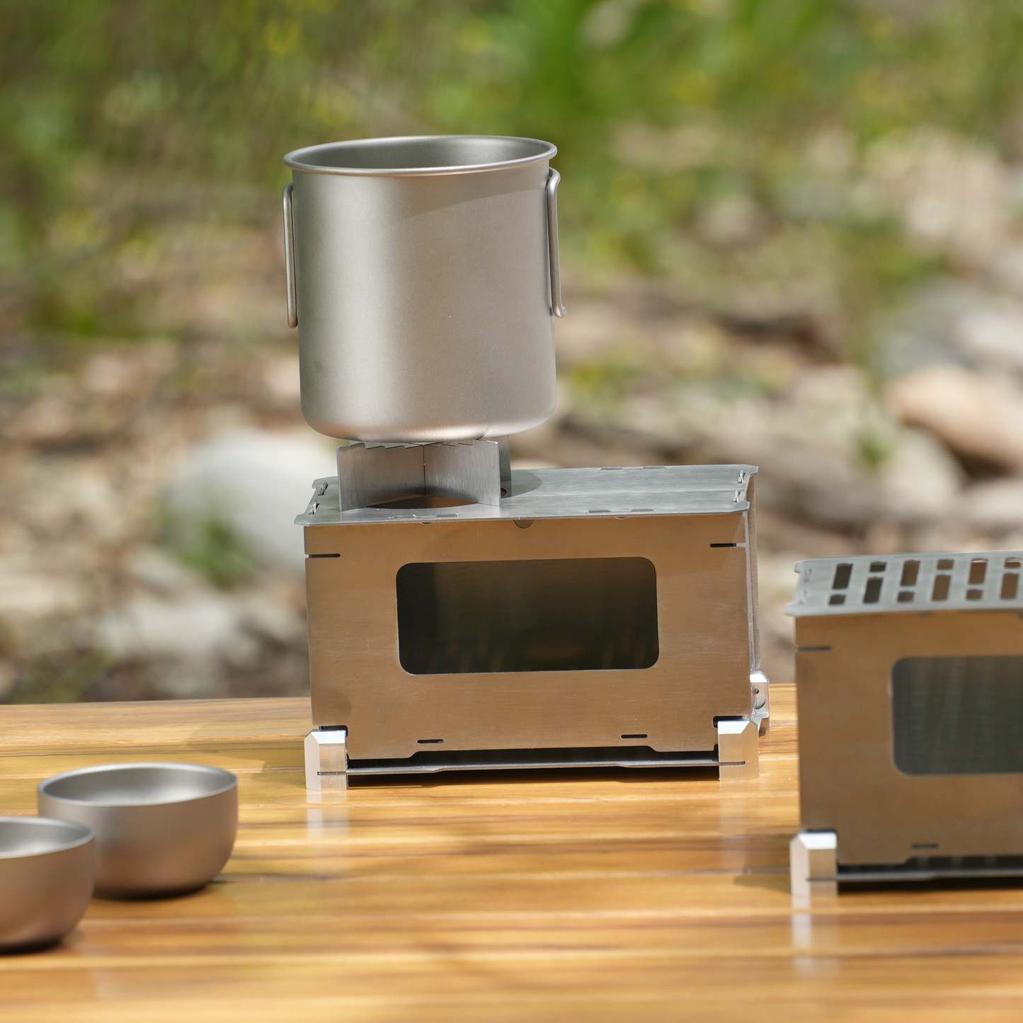 FireNest - La stufa pieghevole in titanio più facile da usare (Spedizione dicembre 2025)