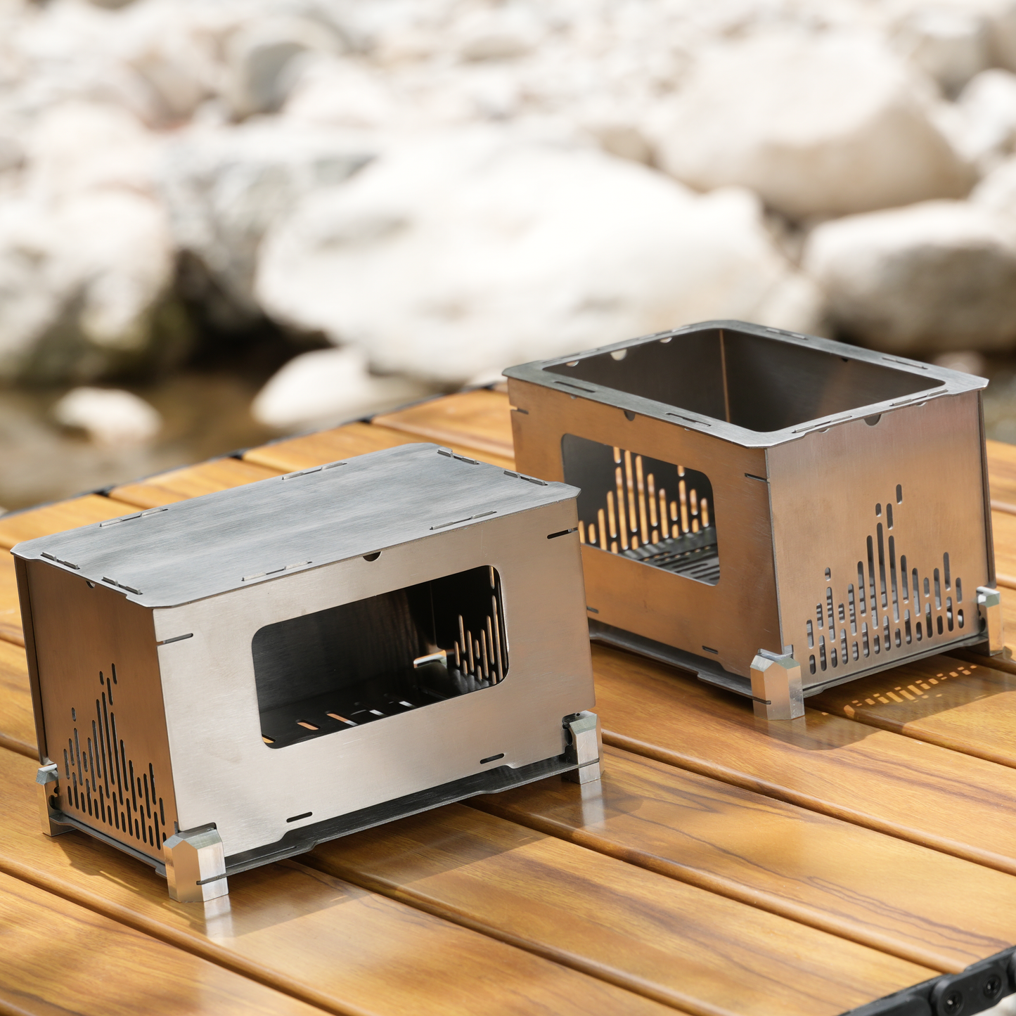 FireNest - La stufa pieghevole in titanio più facile da usare (Spedizione dicembre 2025)