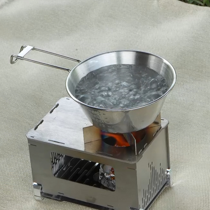 FireNest - La stufa pieghevole in titanio più facile da usare (Spedizione dicembre 2025)