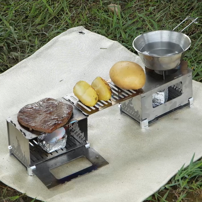 FireNest - La stufa pieghevole in titanio più facile da usare (Spedizione dicembre 2025)