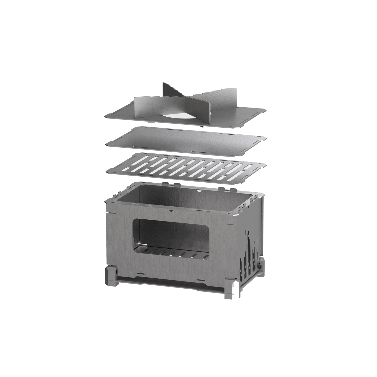 FireNest: Most User-Friendly Foldable Stove | Titanium EDC